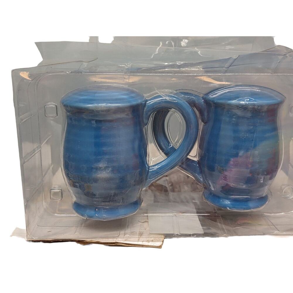 The SPRING Shop Blue Ceramic Salt or Spice Shakers